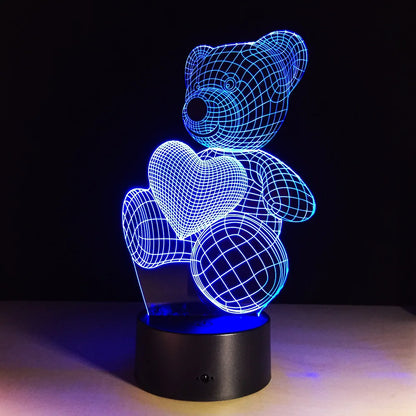 LAMPARA LED DECORATIVA EN ACRÍLICO OSO