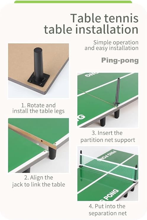 MINI TABLA PORTABLE DE PING PONG