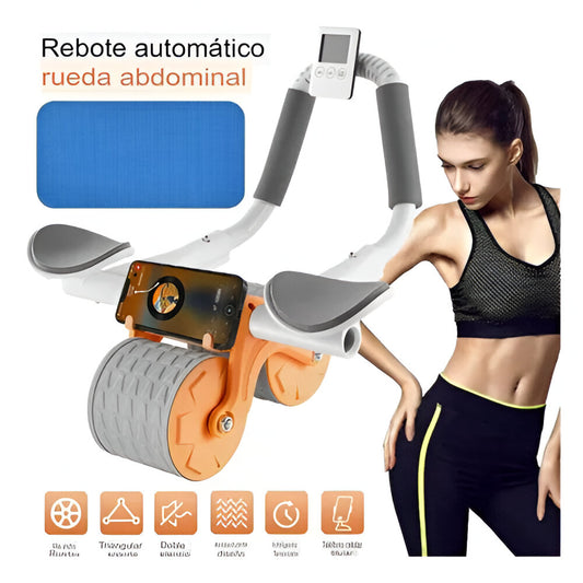 RUEDA ABDOMINAL DE REBOTE AUTOMÁTICO