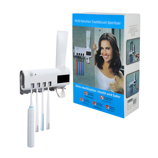 DISPENSADOR DE CREMA ESTERILIZADOR DE CEPILLOS DE DIENTES