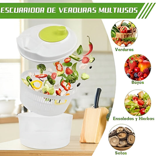 CENTRIFUGADOR DE VERDURAS ESCURRIDOR ENSALADAS