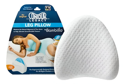 Almohada Para Piernas Rodillas Cojín Ortopédico Ergonómico Color Blanco