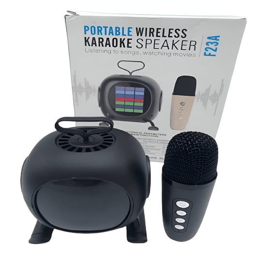 MINI PARLANTE KARAOKE RECARGABLE INALAMBRICO